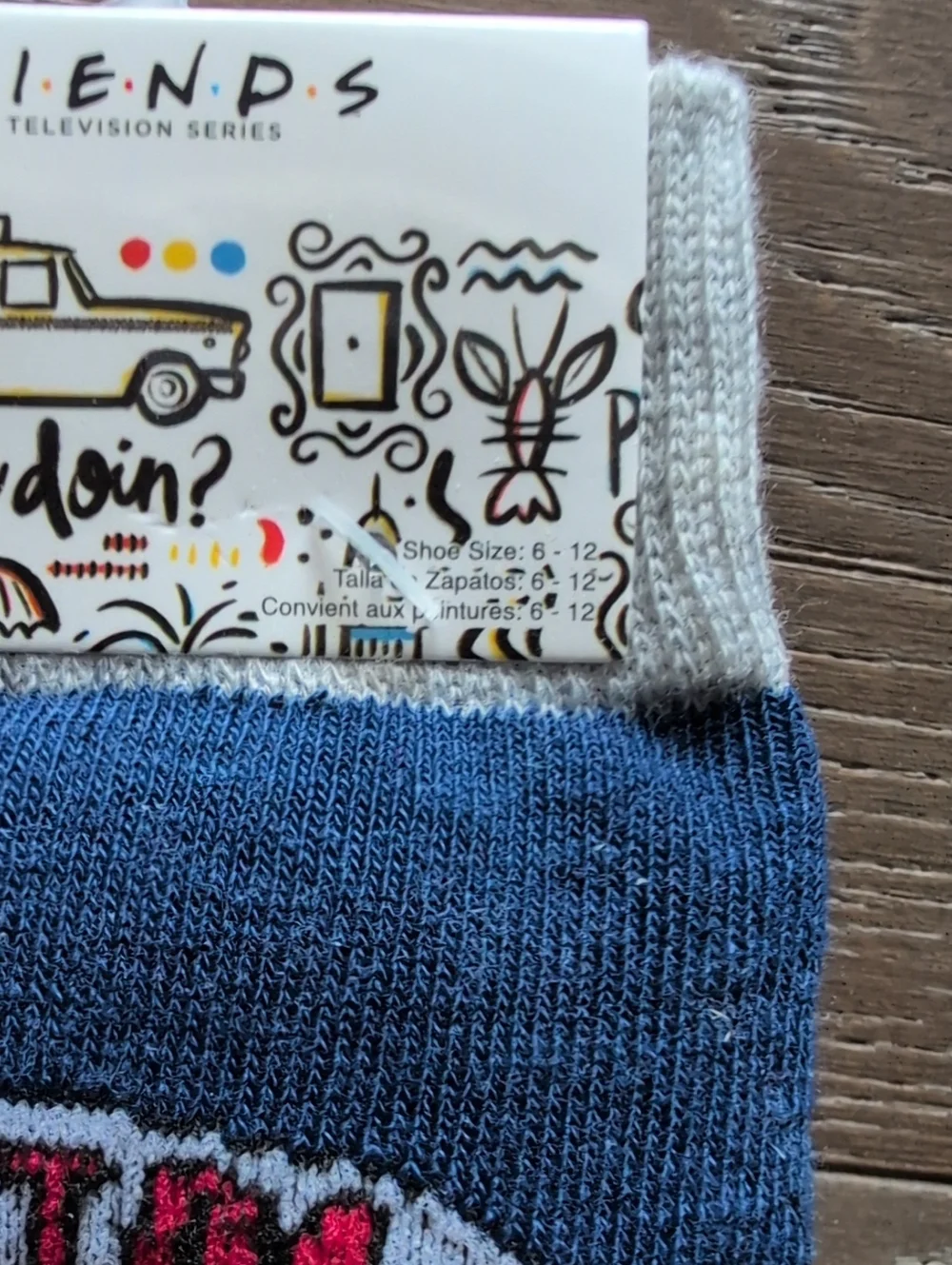 NWT FRIENDS Crew Socks